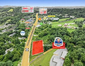 289 New Leicester Highway, Asheville, NC - Aerial map view - Image1