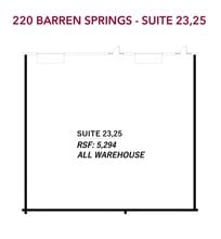 221 Barren Springs Dr, Houston, TX for lease Floor Plan- Image 1 of 1