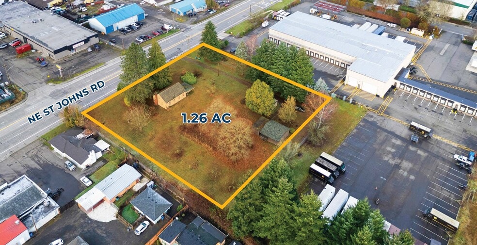 6519 NE St Johns Rd, Vancouver, WA for sale - Aerial - Image 2 of 5