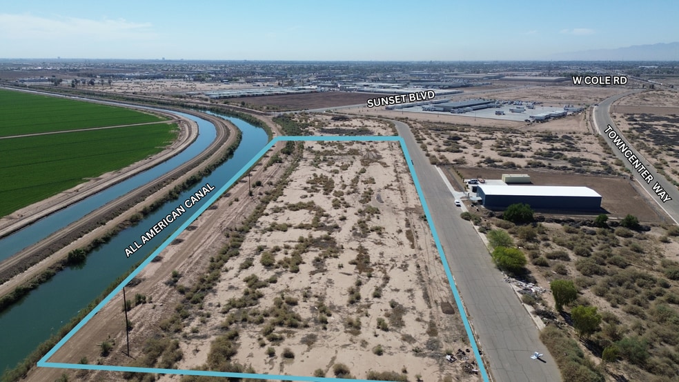 Towncenter Way & Sunset Blvd, Calexico, CA for sale - Aerial - Image 1 of 3