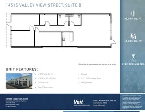 14525 Valley View Ave, Santa Fe Springs, CA for lease Floor Plan- Image 1 of 1