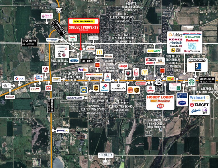 600 5th Ave NW, Aberdeen, SD 57401 Dollar General Plus