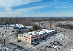 9550-9590 Allisonville Rd, Indianapolis, IN - AERIAL map view - Image1