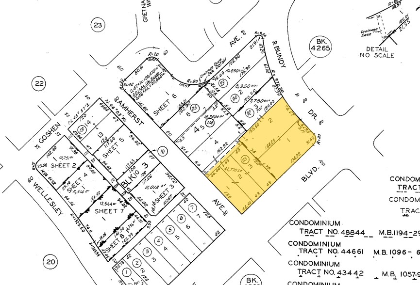 12121 Wilshire Blvd, Los Angeles, CA for lease - Plat Map - Image 2 of 2