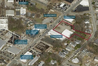602 N Mangum St, Durham, NC - AERIAL map view - Image1