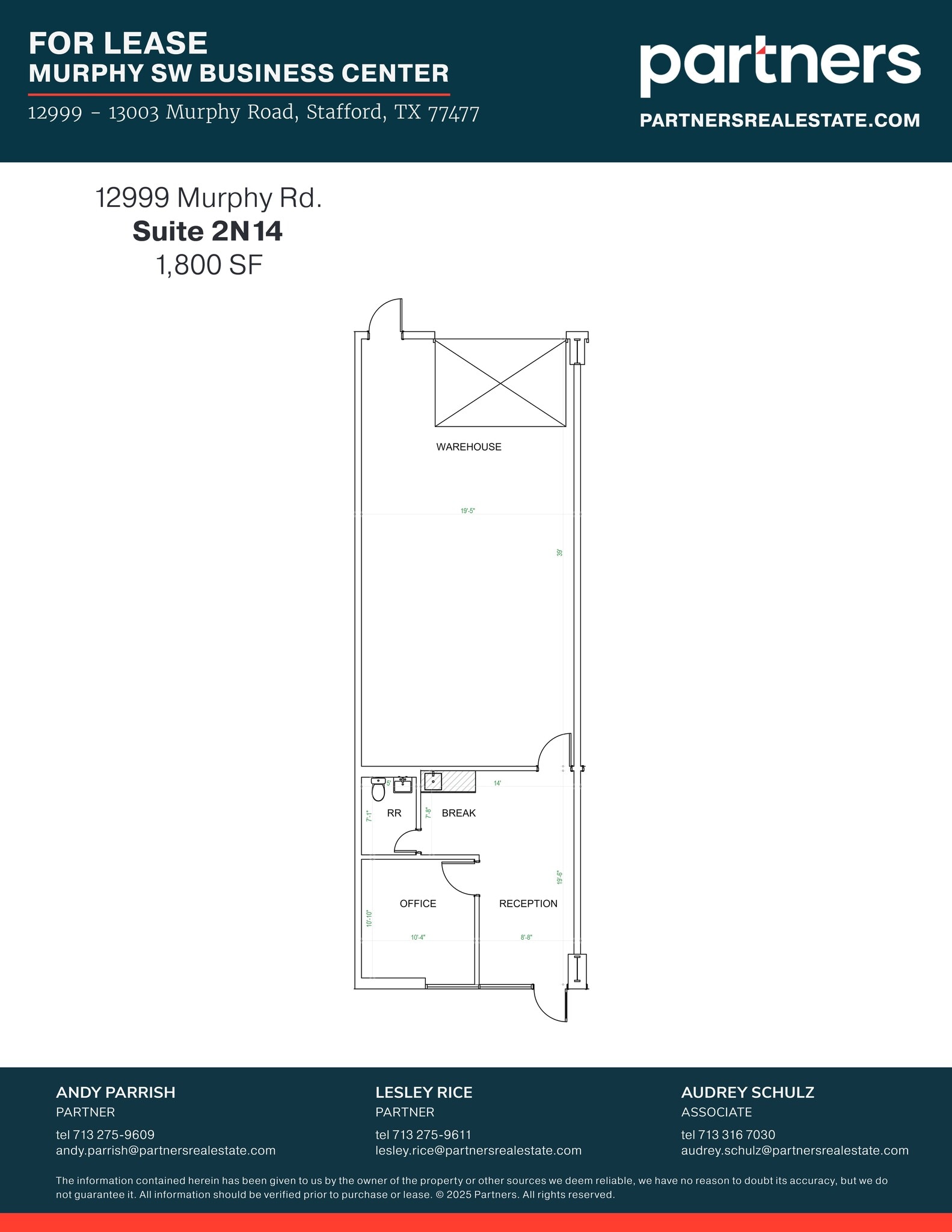 12999-13003 Murphy Rd, Stafford, TX for lease Site Plan- Image 1 of 1