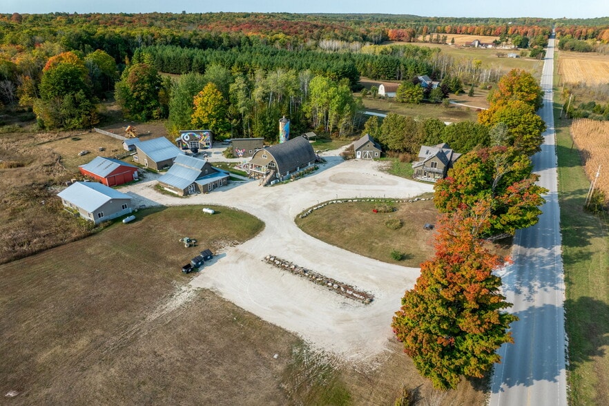 3655 Peninsula Players Rd, Fish Creek, WI for sale - Aerial - Image 1 of 1