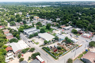 1719 E 2nd St, Austin, TX - aerial  map view