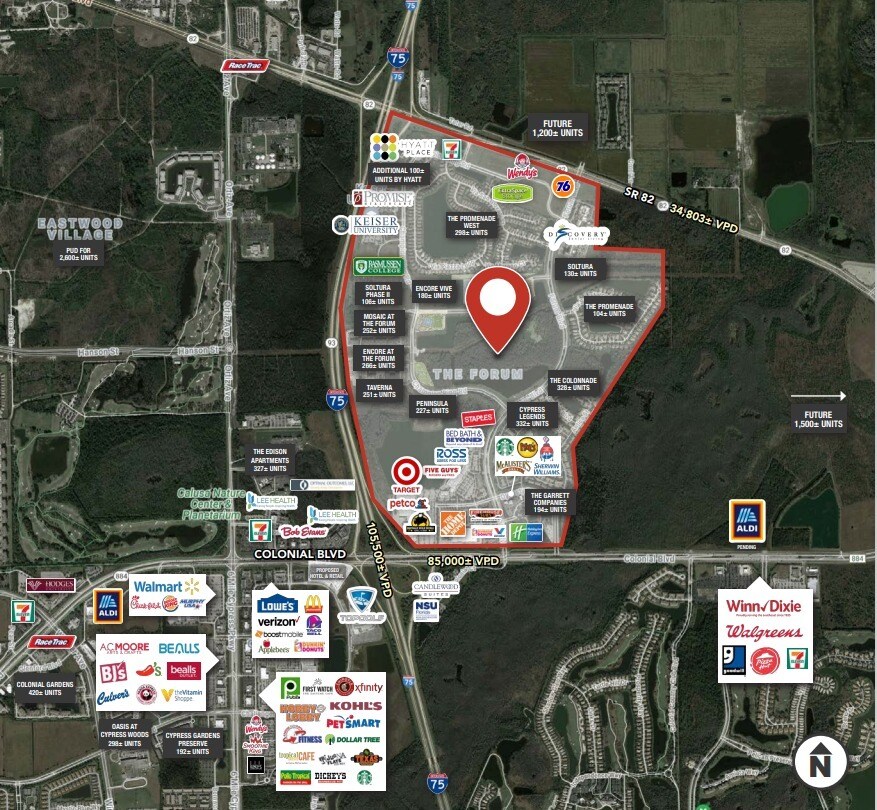 9180 Forum Corporate Pky, Fort Myers, FL for lease Aerial- Image 1 of 6