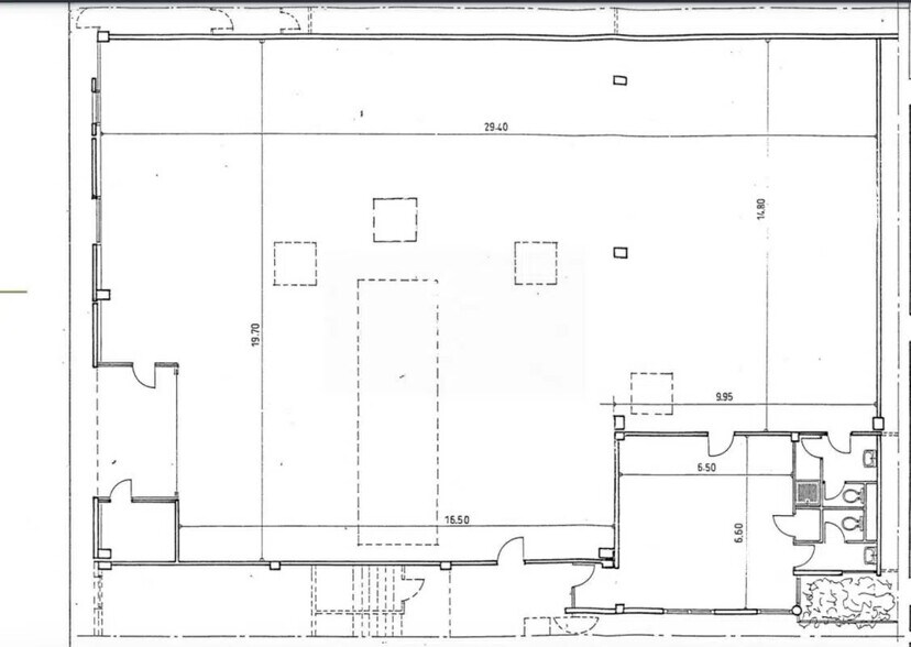 Industrial in Vitrolles for lease - Floor Plan - Image 1 of 2