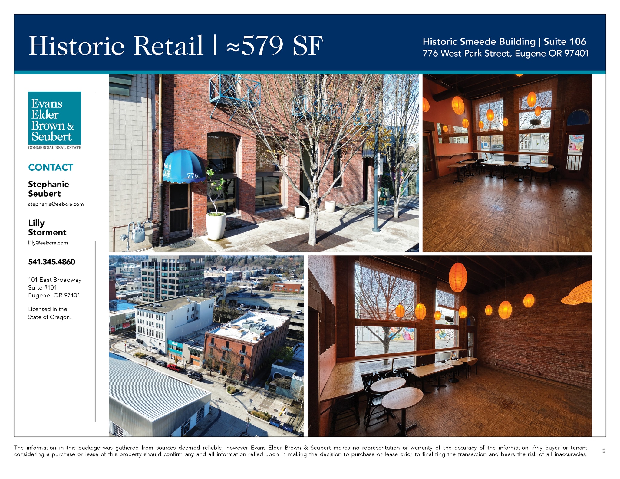 776 W Park St, Eugene, OR for lease Interior Photo- Image 1 of 3