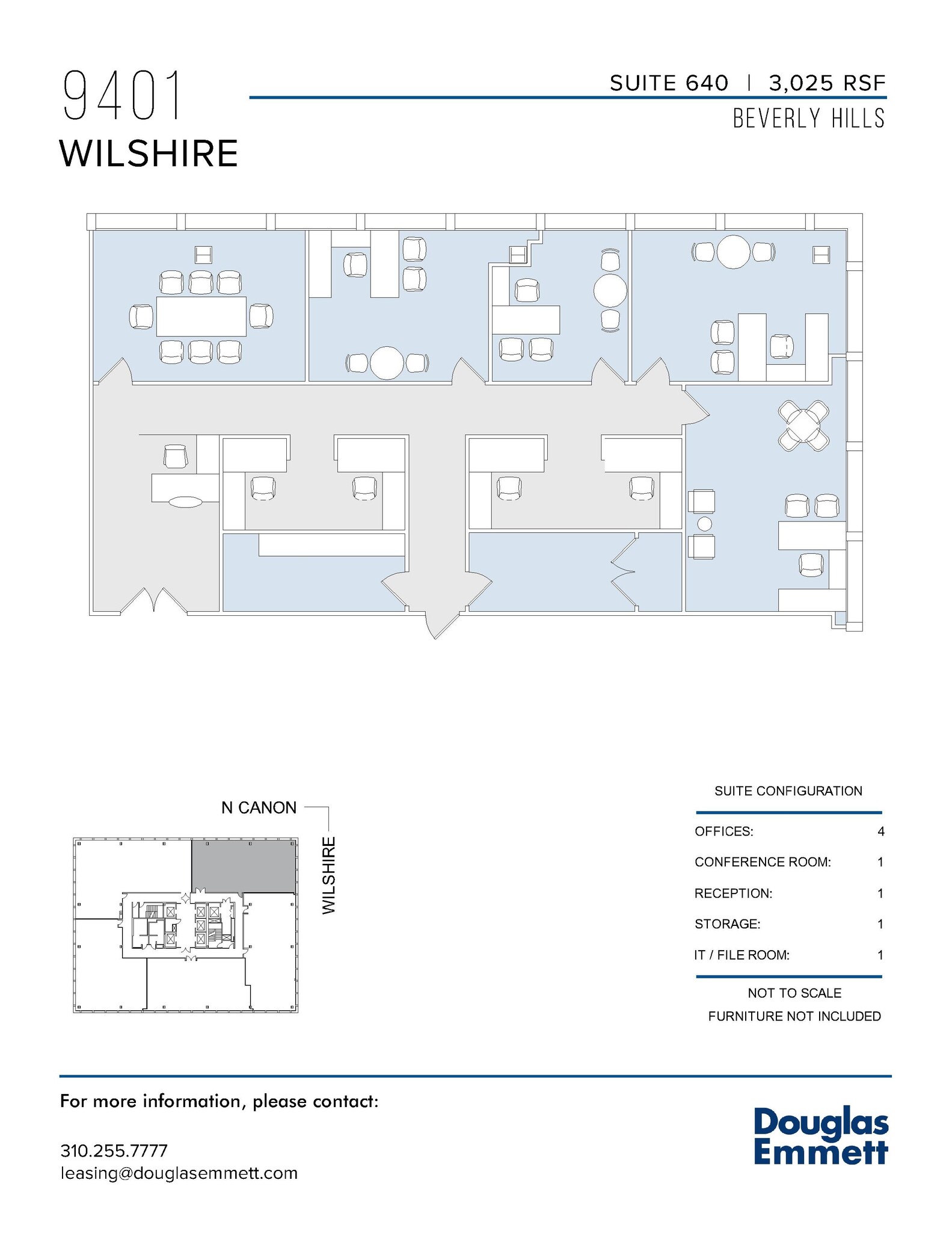 9401 Wilshire Blvd, Beverly Hills, CA for lease Floor Plan- Image 1 of 1