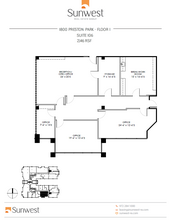 1800 Preston Park Blvd, Plano, TX for lease Floor Plan- Image 1 of 1