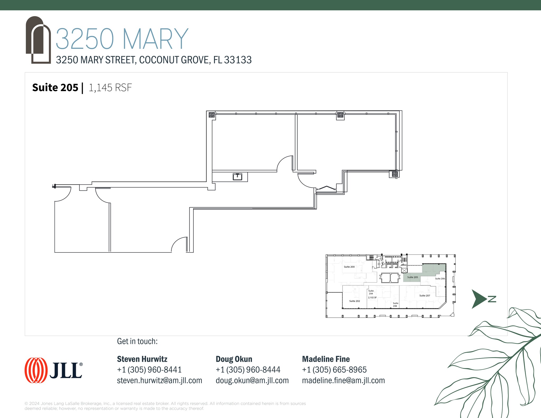 3250 Mary St, Coconut Grove, FL for lease Site Plan- Image 1 of 1