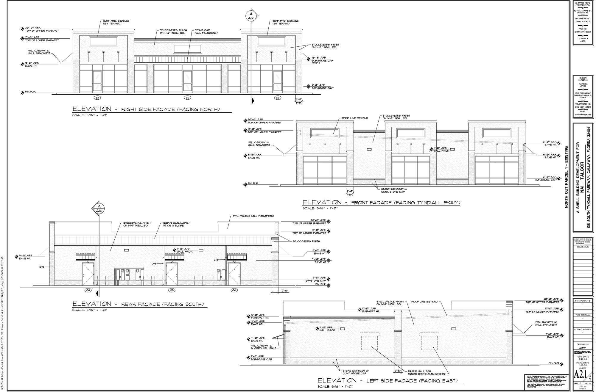 133 S Tyndall Pky, Panama City, FL for lease Site Plan- Image 1 of 5