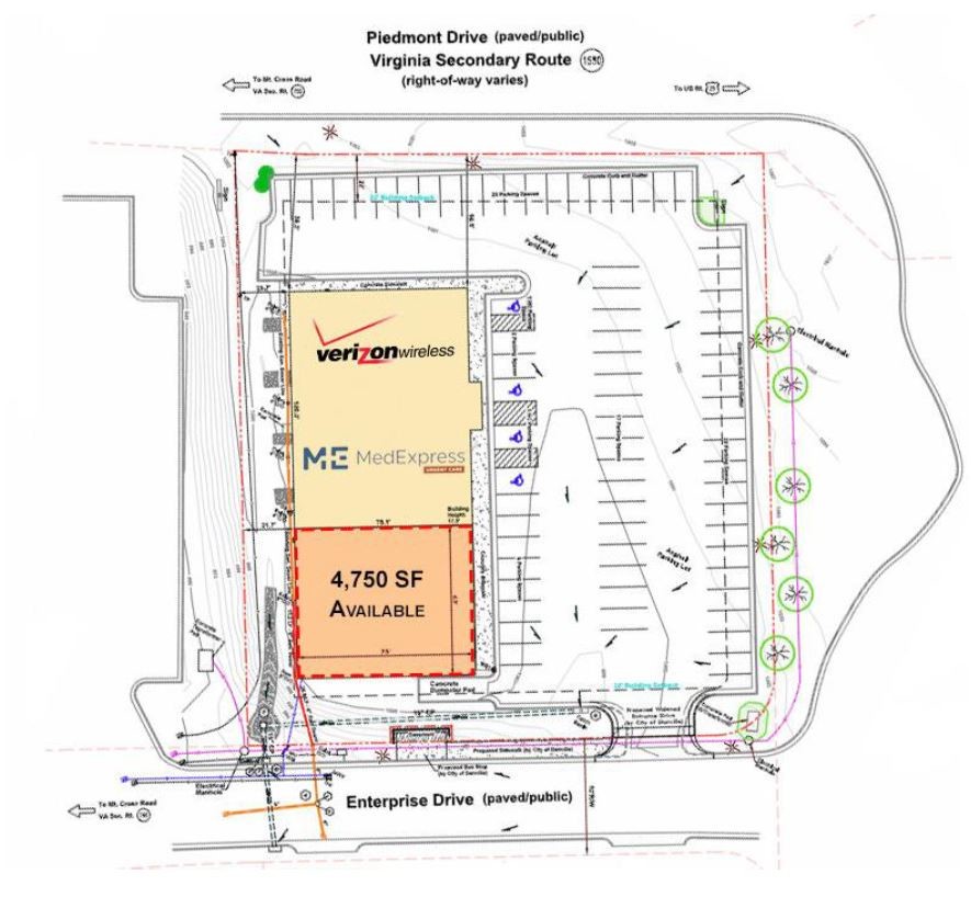 133 Enterprise Dr, Danville, VA for lease Site Plan- Image 1 of 1