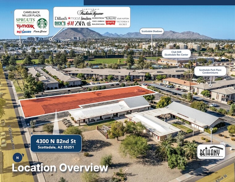 Glenrosa Ave, Scottsdale, AZ for sale - Aerial - Image 2 of 5