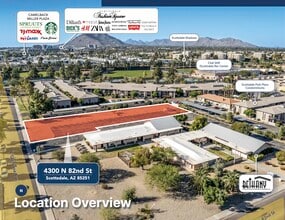 Glenrosa Ave, Scottsdale, AZ - AERIAL map view - Image1