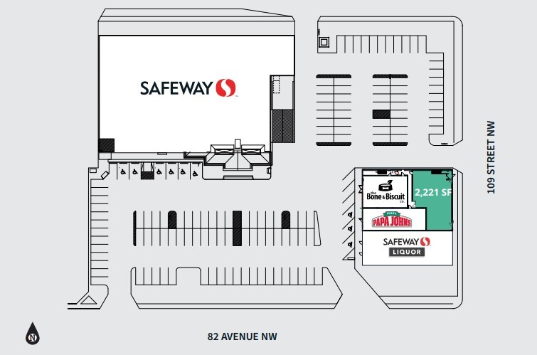 109 Street & 82 Avenue, Ab, Edmonton, AB for lease Site Plan- Image 1 of 1