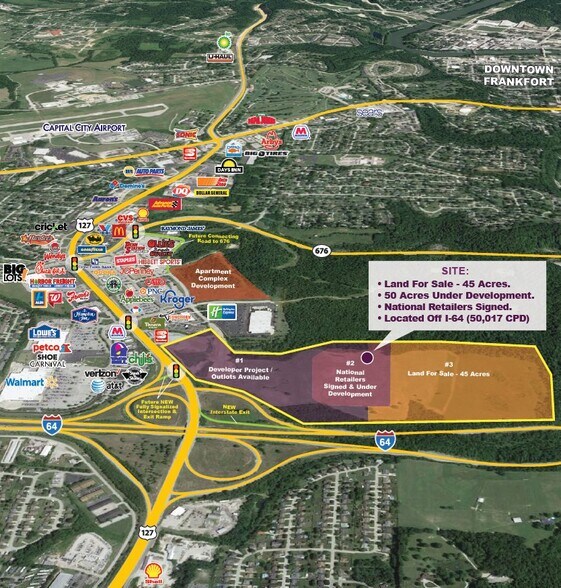 I64 & U.S. 127 Hwy, Frankfort, KY 40601 Outlots 17