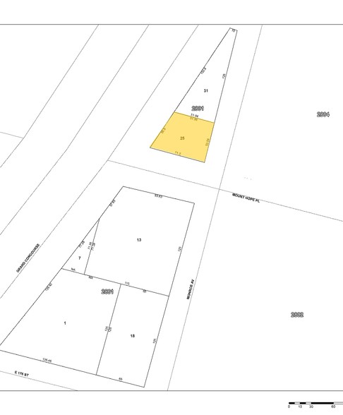 1870 Grand Concourse, Bronx, NY for sale - Plat Map - Image 1 of 1