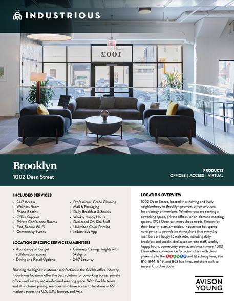 1000 Dean St, Brooklyn, NY for lease - Floor Plan - Image 2 of 13