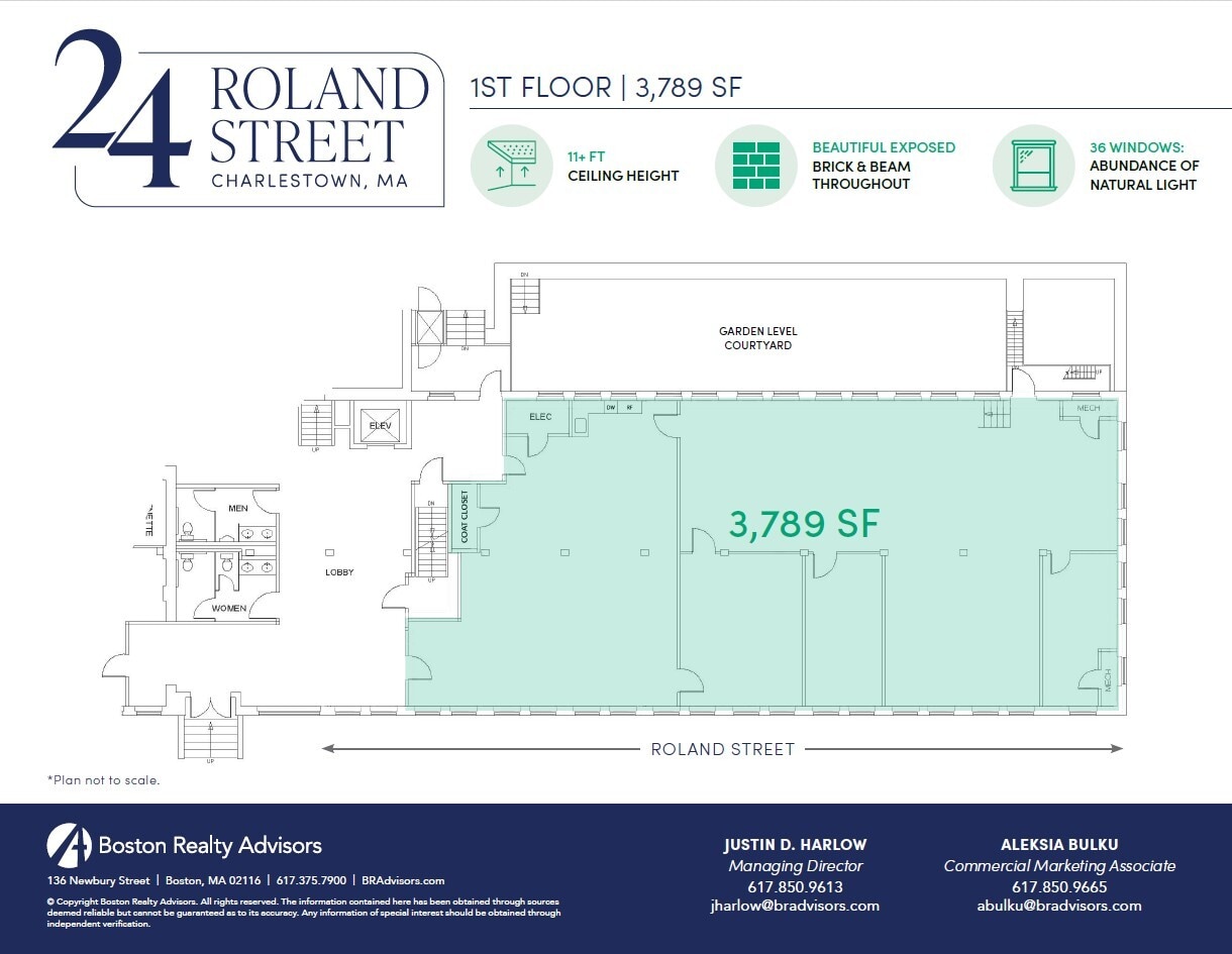 24 Roland St, Charlestown, MA for lease Interior Photo- Image 1 of 1