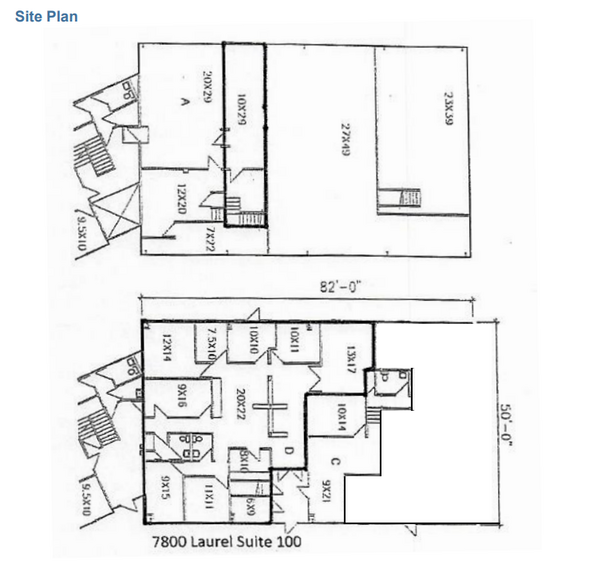 7800 Laurel Ave, Madeira, OH for lease - Floor Plan - Image 2 of 2