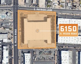 6150 S Pecos Road & E. Patrick Ln, Las Vegas, NV - aerial  map view