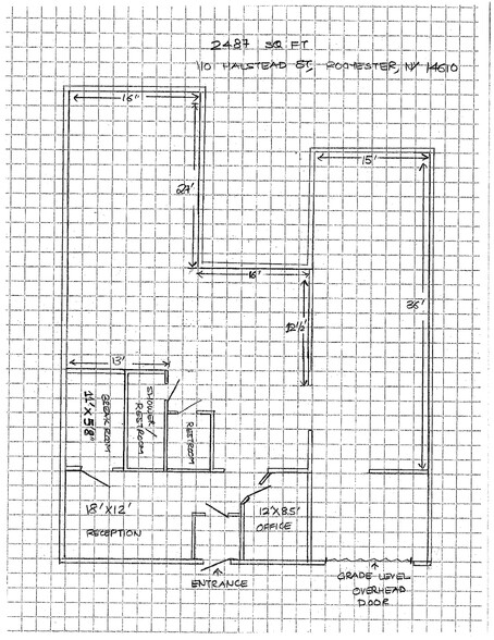 110 Halstead St, Rochester, NY for lease - Site Plan - Image 2 of 3