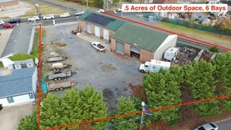 .5 Acres Outdoor Space, 6 Bays - Warehouse