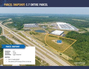 North Campus Drive, Imperial, PA - AERIAL  map view