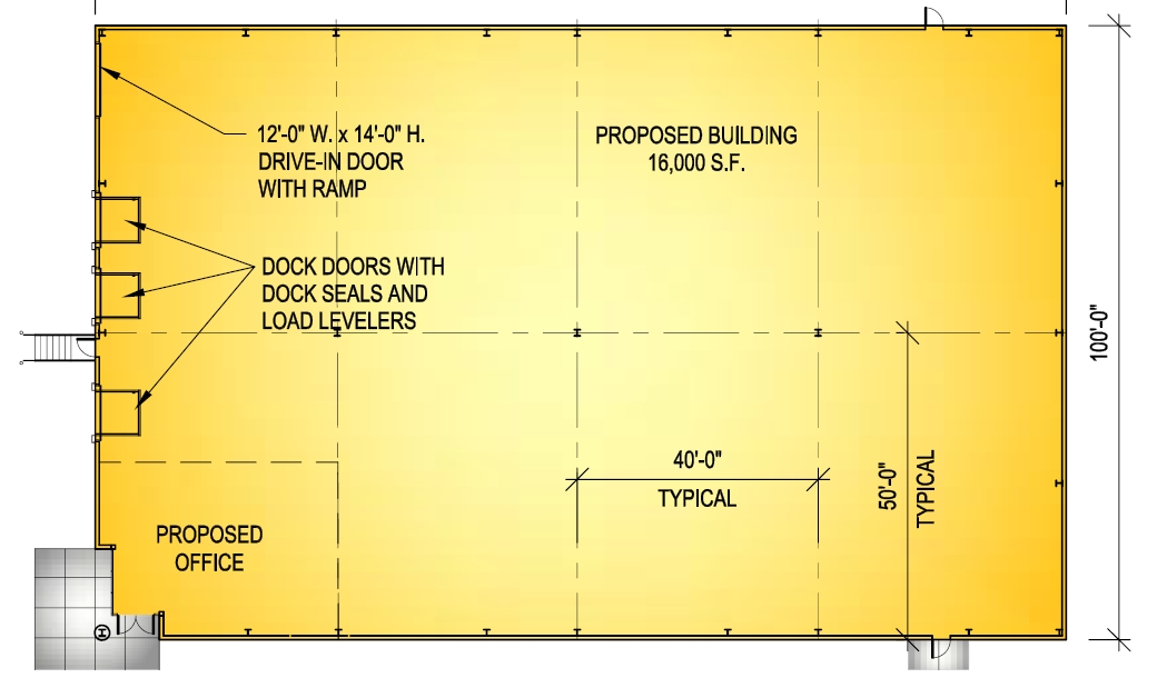 1050 Hanover St, Wilkes Barre, PA for lease Floor Plan- Image 1 of 2