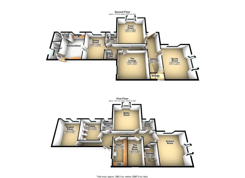 5 St Pauls Sq, Burton On Trent for sale - Floor Plan - Image 3 of 5