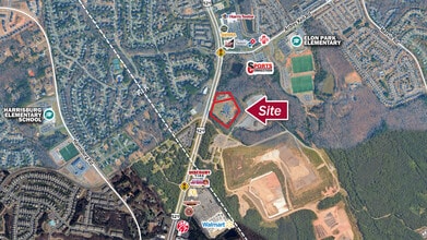 17025 Lancaster Hwy, Charlotte, NC - AERIAL  map view - Image1