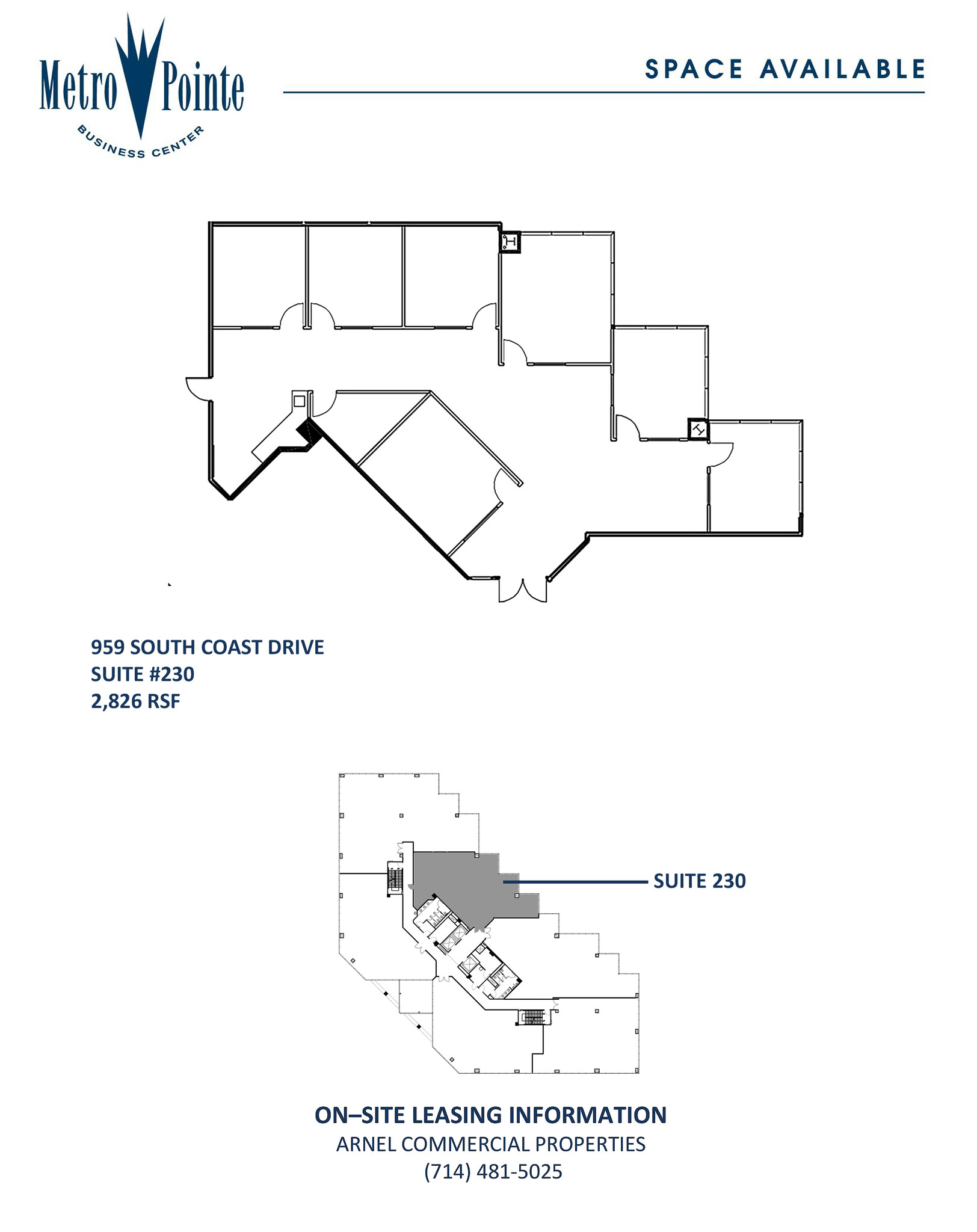 959 S Coast Dr, Costa Mesa, CA for lease Floor Plan- Image 1 of 1