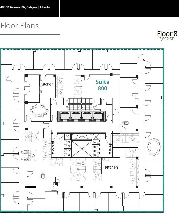 400 5th Ave SW, Calgary, AB for lease Floor Plan- Image 1 of 1