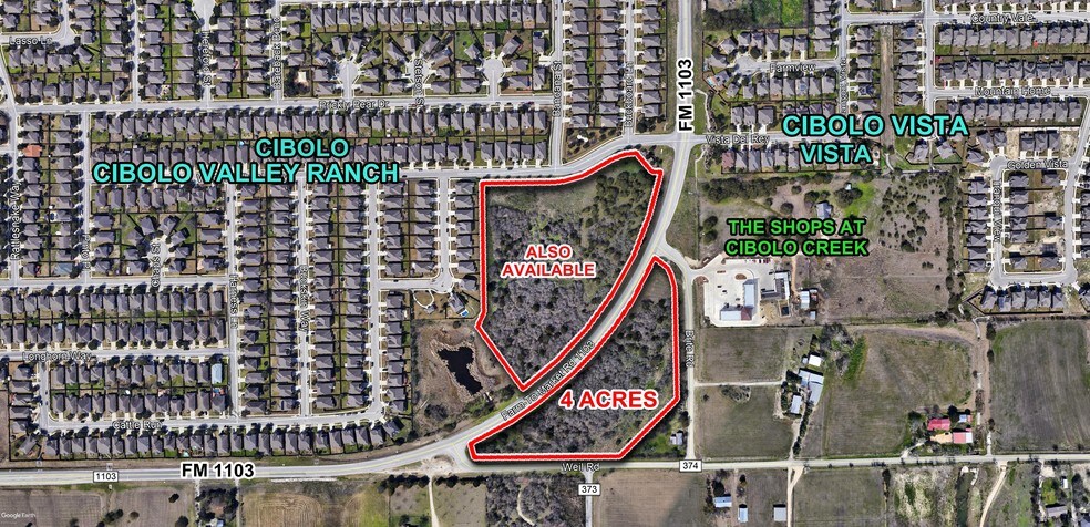 Fm 1103, Cibolo, TX for sale - Aerial - Image 1 of 1