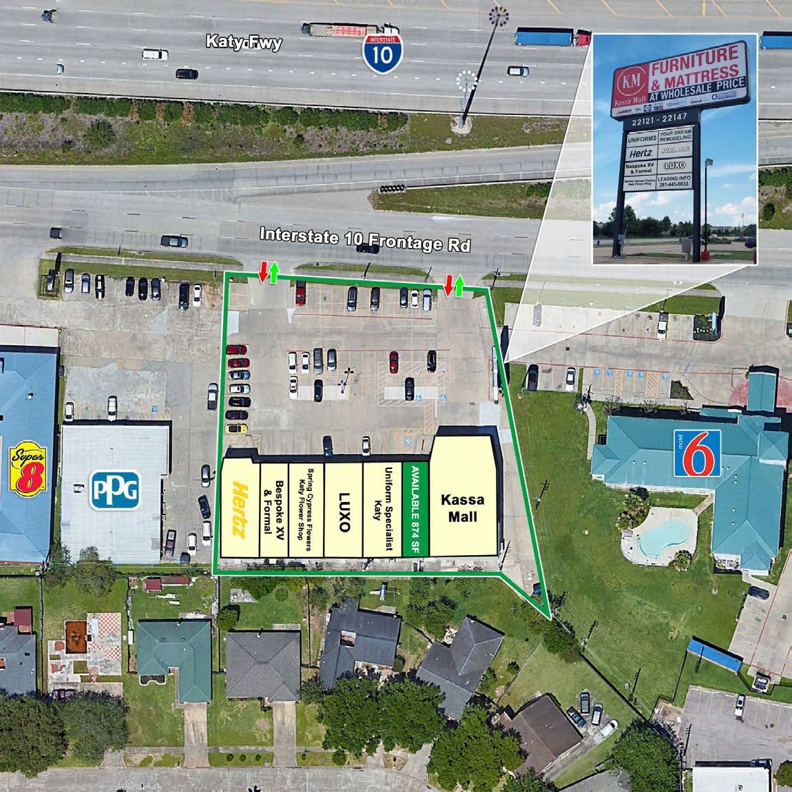 22121-22147 Katy Fwy, Katy, TX for lease Site Plan- Image 1 of 1