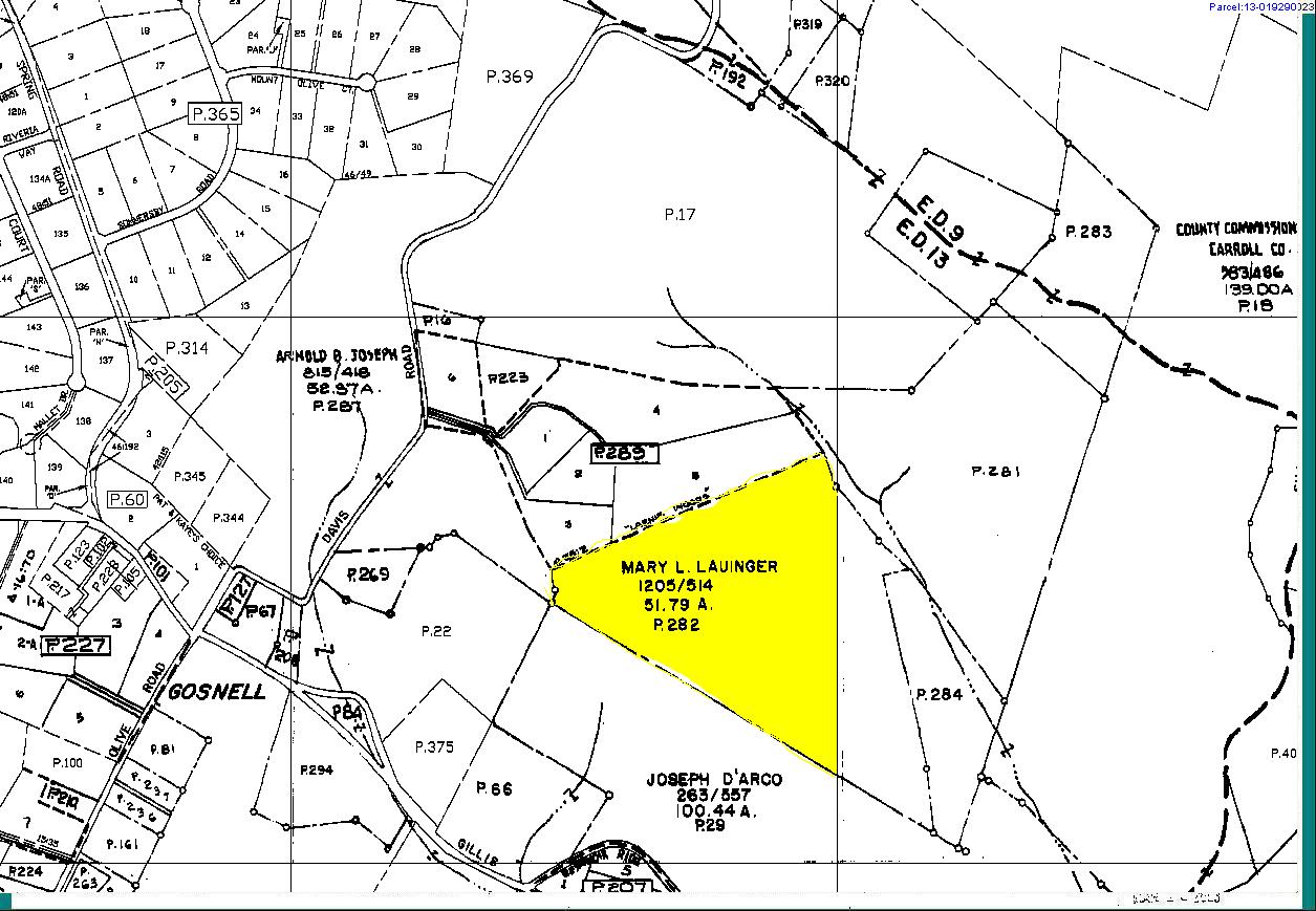 Davis Rd, Waldorf, MD for sale Plat Map- Image 1 of 1