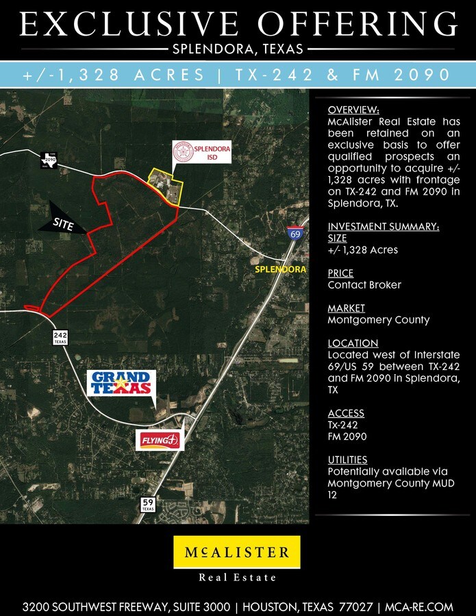 FM 242 & FM 2090 Rd FM 2090, Splendora, TX 77372