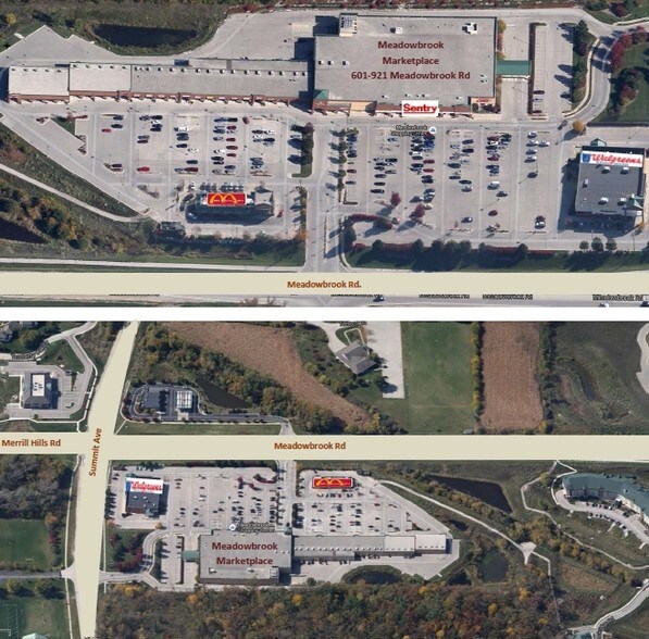 701 Meadowbrook Rd, Waukesha, WI for lease - Aerial - Image 3 of 16