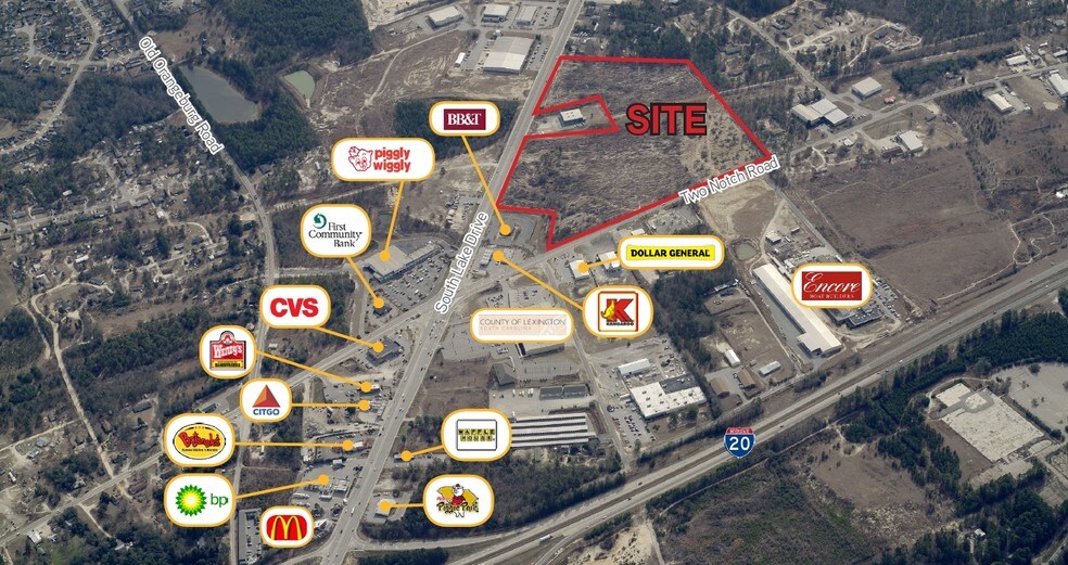 S Lake Dr & Two Notch Dr, Lexington, SC for sale - Primary Photo - Image 1 of 5