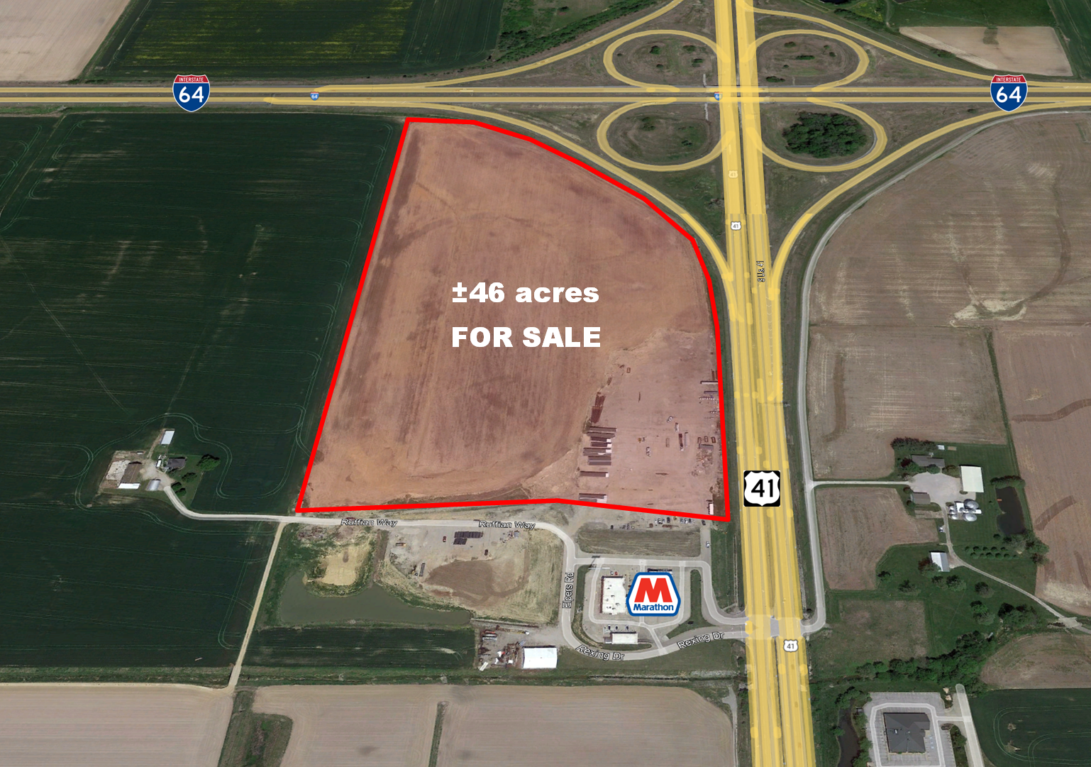 20100 US-41 Hwy, Evansville, IN for sale Aerial- Image 1 of 3