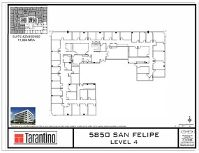 5850 San Felipe St, Houston, TX for lease Site Plan- Image 1 of 1