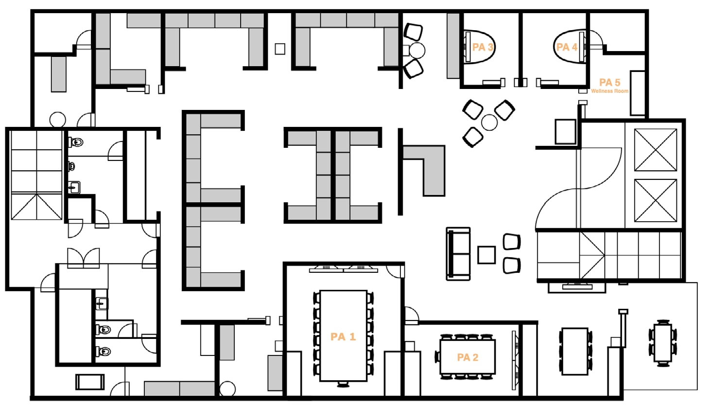 300 Hamilton Ave, Palo Alto, CA for lease Floor Plan- Image 1 of 1