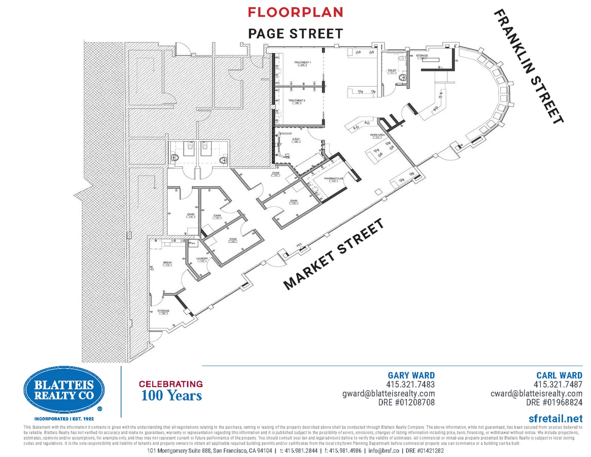 1600 Market St, San Francisco, CA 94102 - Unit 1 - - Floor Plan - Image 1 of 1