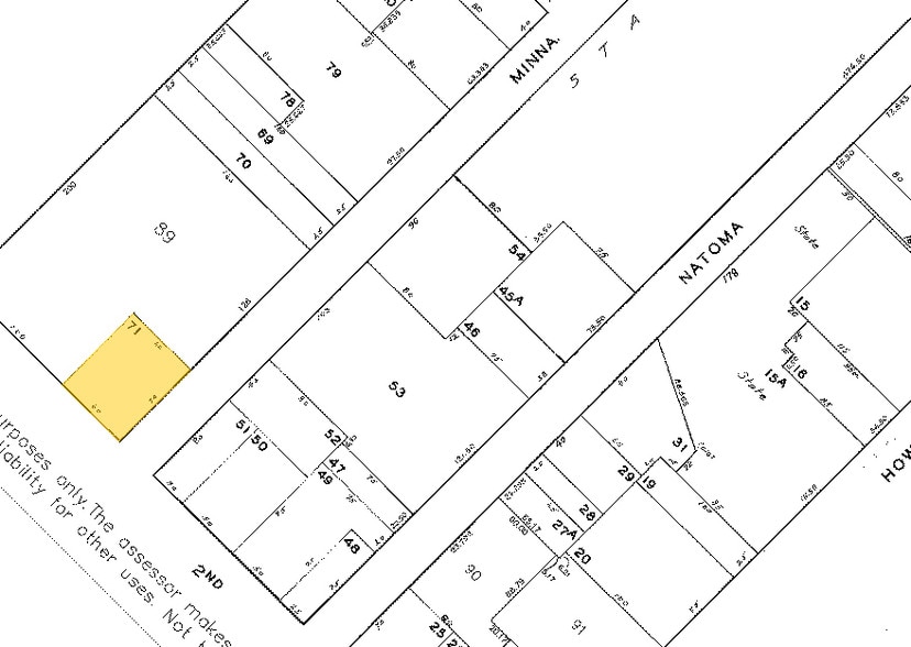 121-123 2nd St, San Francisco, CA for lease - Plat Map - Image 2 of 7