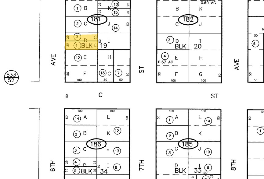 1125-1133 6th Ave, San Diego, CA for sale - Plat Map - Image 1 of 1