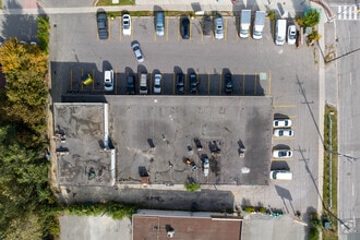 2993-3011 Sheppard Ave E, Toronto, ON - AERIAL  map view